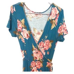 Floral Dress Long size large
